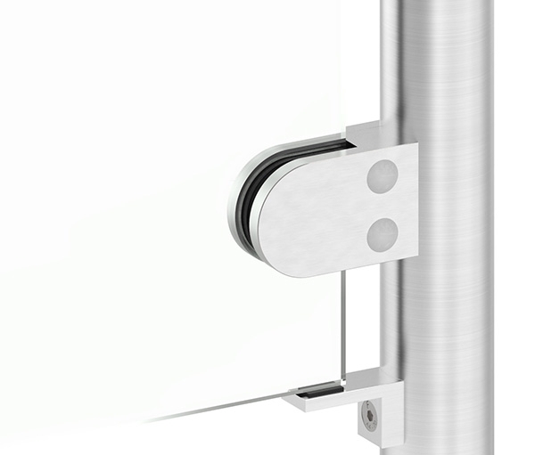 Halteboden fuer Glas Anschluss Ø 60-3 mm - Edelstahl V2A-10-5308-4-2.10