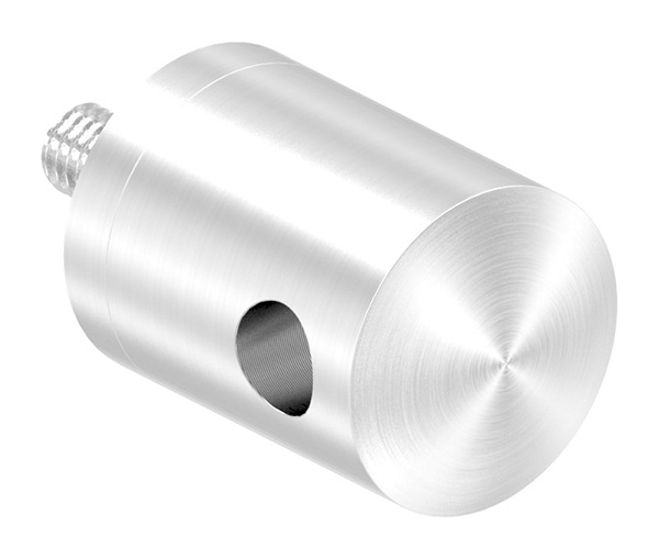 Seilhalter für Zwischenpfosten | Für Seil Ø 6 mm | Anschluss flach | V2A