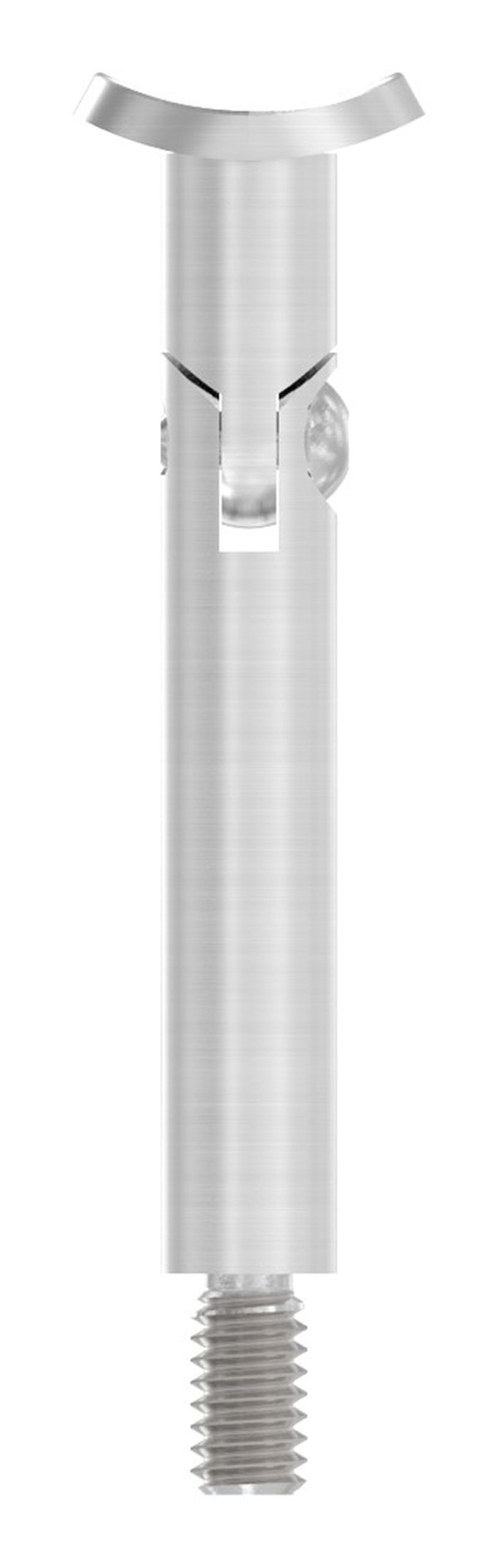 Gelenkstift Ø 12mm mit Halteplatte 42,4mm, V2A