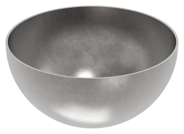 Halbhohlkugel Ø 150 mm | glatt | Stahl S235JR, roh