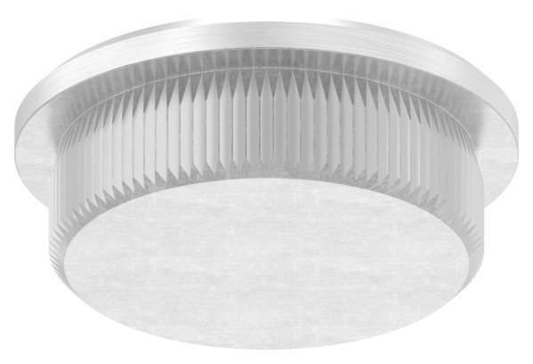 Einsteckkappe Edelstahl V2A fuer Rohr Ø 33-7 x 2-5 mm flach zum Einschlagen-11-5004.4