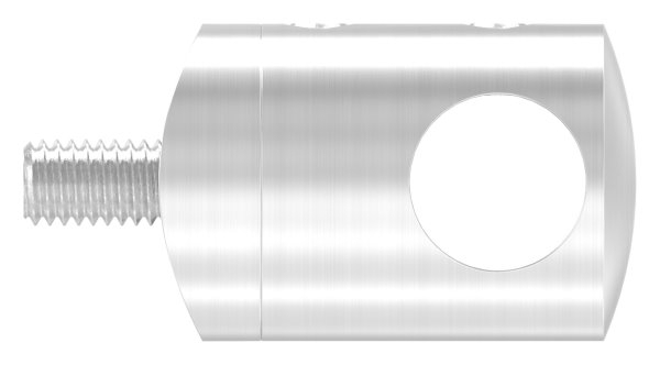 Querstabhalter V4A Edelstahl – Anschluss 42,4 mm für Rundstäbe 12 mm inkl. Schrauben
