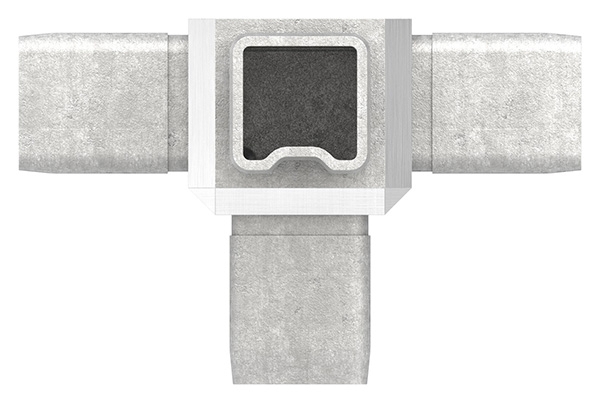 Verbindungsstück für Rohr 25x25x2mm, V4A
