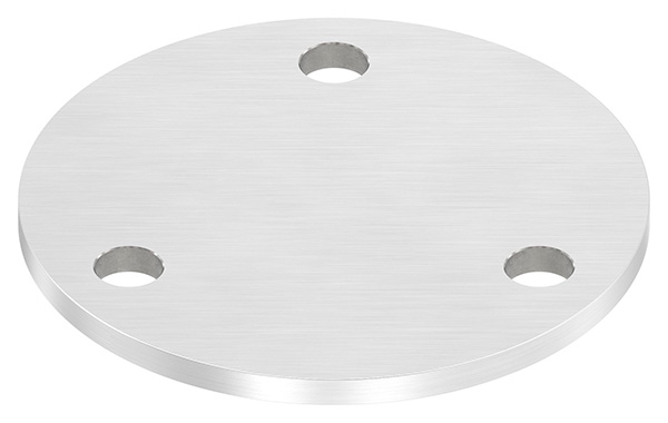 Ankerplatte | Maße: 120x6 mm | Längsschliff | V2A