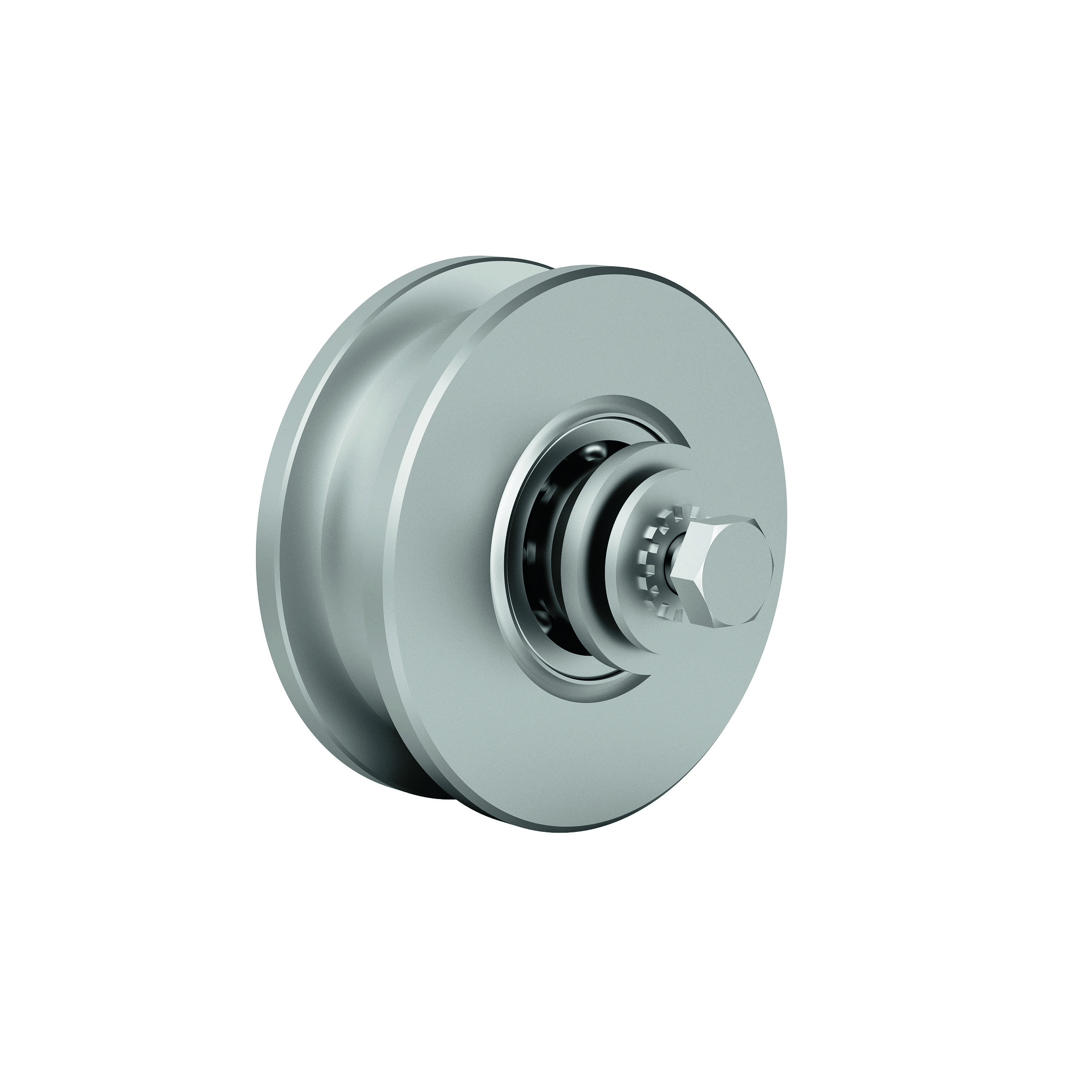 Laufrolle unten, doppelt gelagert, Rollen- Ø 125 mm MEA 10337638