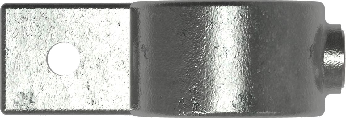 Rohrverbinder - Befestigungsring mit Flansch 1 Bohrung - 199C42 - 42-4 mm - 1 1-4- - Feuerverzinkt u. Elektrogalvanisiert-199C42