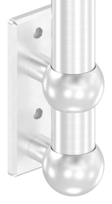 Wandbefestigung fuer Gelaenderpfosten Ø 42-4 mm - V2A-11-3052.4