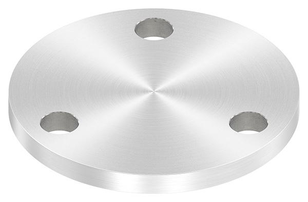 Ankerplatte Ø 100 x 8mm- mit Rundschliff- V2A-88-1154103-240-8.R