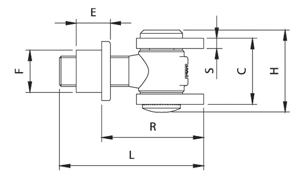 Torband M18 verstellbar schweißbar Stahl (roh) S235JR