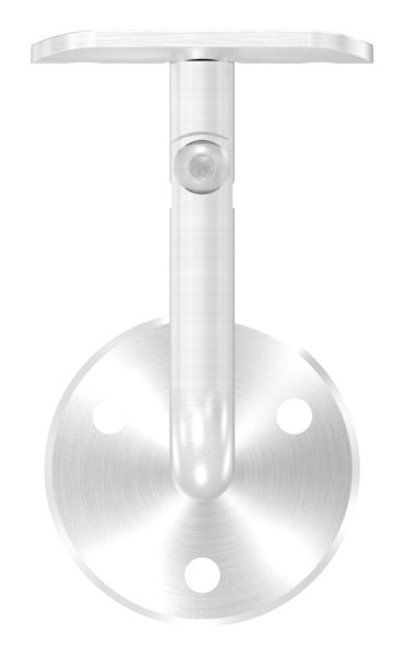 Handlaufhalter mit Gelenk und Halteplatte für Ø 42,4 mm V2A