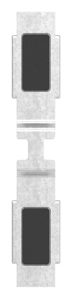 Sichtschutz Sicherungsboden Edelstahl V4A fuer Mittelklemme Mod- 26-88-1126-MK-B.V4A