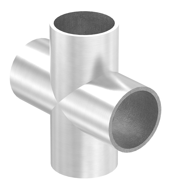 Kreuzstück | zum Schweißen | für Rundrohr Ø: 33,7 mm | V2A