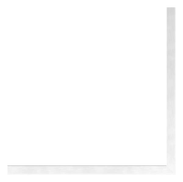 Edelstahl-U-Profil 90° Ecke, 500 x 500mm, V4A