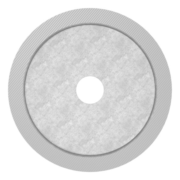 Glas-Punkthalter Ø 62 mm Unterteil | Höhe 40 mm | V2A