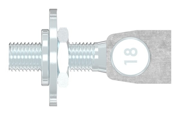 Torband M18 verstellbar schweißbar Stahl (roh) S235JR