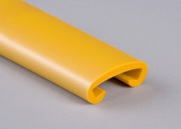 Kunststoffhandlauf für 40 x 8mm, stratos gelb
 25 Meter