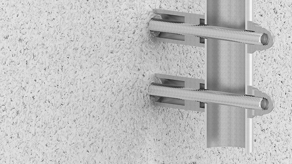 Abstandshalter für Rohr 48,3mm, Länge 40mm, V2A