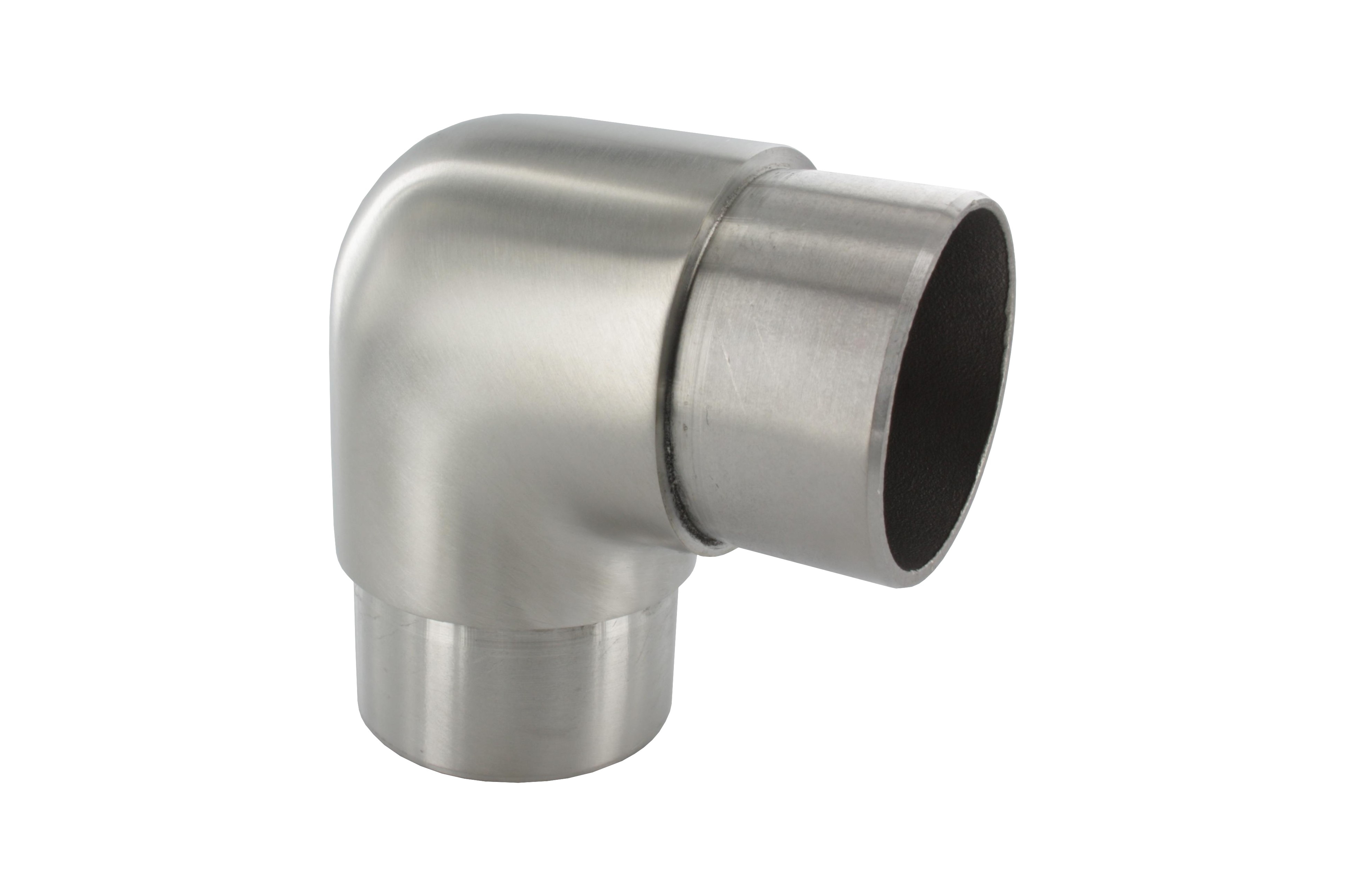 Eckbogen 90° eng, für Rundrohr Ø 21,3x2,0 mm V4A