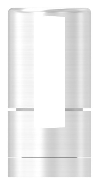 BRENK-fix® Grundhalter fuer Flachstaebe 40 x 10mm- V2A-88-11BR-F4010M8.V2A