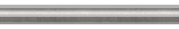 Handlauf - 40x12 mm - Laenge- 3000 mm - Halbrund - Stahl -Roh- S235JR-30-1369.8