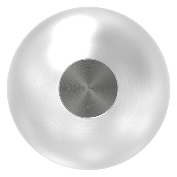Kugel - Ø 40 mm - Vollmaterial mit Sackloch- 14-2 mm - V2A-11-4030.4