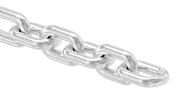 Kurzgliedrige Kette Edelstahl V4A Ø 6 mm DIN 766-88.11101100006