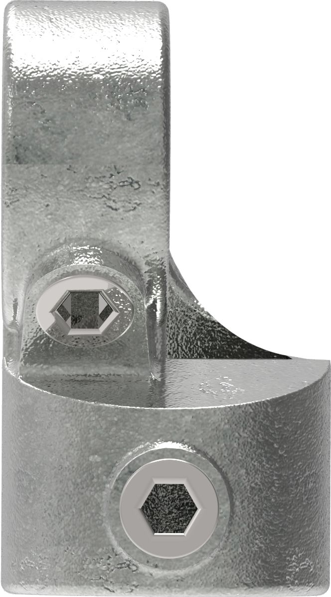 Rohrverbinder Winkelgelenk verstellbar Ø 48-3 mm -1 1-2- - Temperguss verzinkt - 148D48-148D48