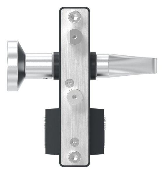 Gittertorschloss GTS 2 mit Anti-Panik-Funktion fuer Rohrstaerke 40-60mm- anthrazitgrau-88-1156702-ALU.7016