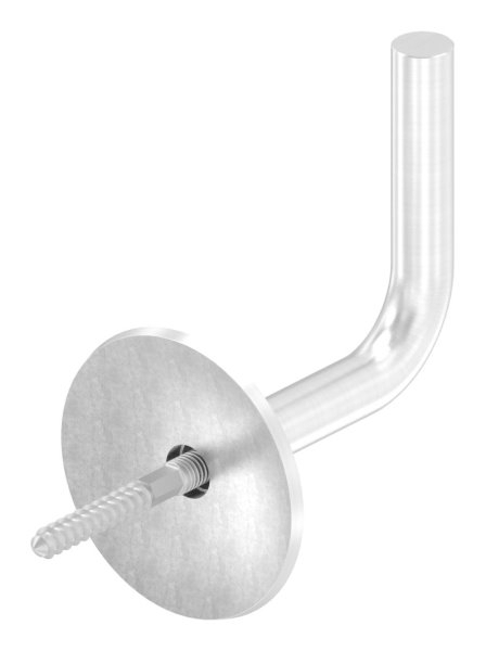 Handlaufhalter mit Ronde 70x5 mm zum Anschweißen V2A