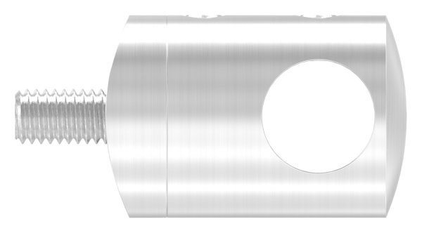 Querstabhalter V2A Edelstahl – Anschluss 48,3 mm für Rundstäbe 12 mm inkl. Schrauben