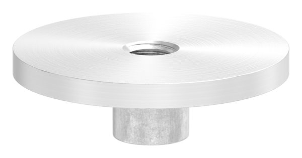 Platte flach mit M8 für Rohr Ø 42,4 mm V4A