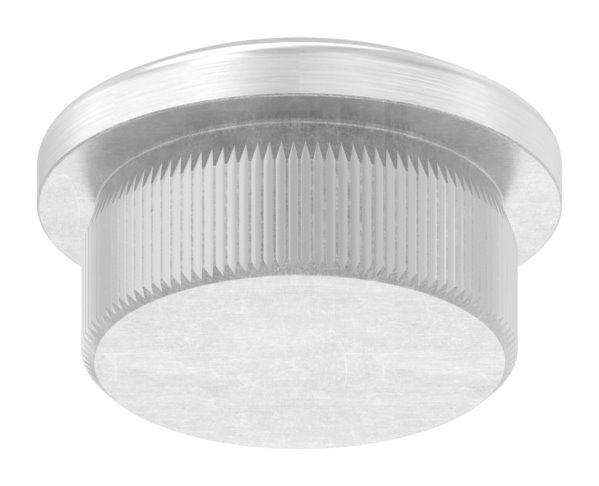 Einsteckkappe V2A Edelstahl fuer Rohr Ø 21-3 mm Wandstaerke 2-0 mm gewoelbt zum Einschlagen-11-5020.4