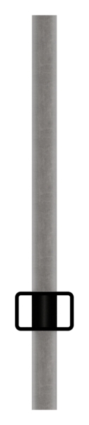 Rechteckrohr Stahl roh 30x20x2 mm L- 3000 mm Bohrung Ø 12 mm Lochabstand 120 mm-88-1169900.120