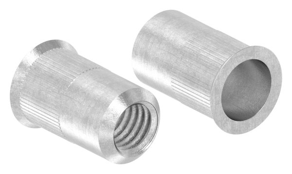 Blind-Einnietmutter, V2A, M5/Loch 7mm, VPE mit 250 Stück