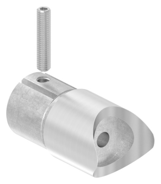 Steckfitting 90° V2A fuer Rohr Ø 42-4 mm mit Klemmschraube-11-3665.4