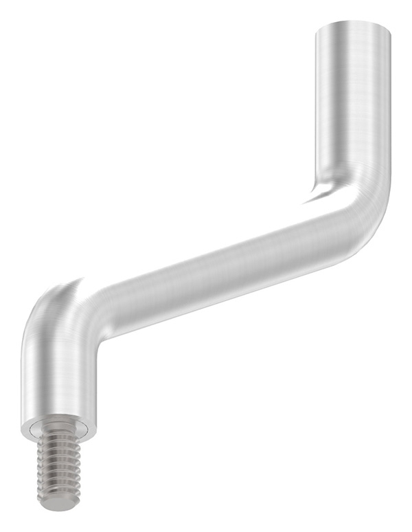 Edelstahl Buegel Ø 14 mm - 2x 30° gebogen- Verstellbar - M8 Aussen- - M6 Innengewinde -V2A-88-1150472-240.M6