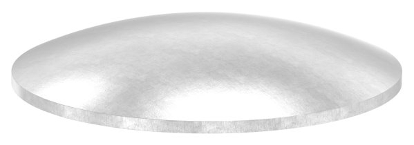 Klöpperboden  Ø 60,3 mm  leicht gewölbt zum Aufschweißen  V2A | Höhe 2,0 mm