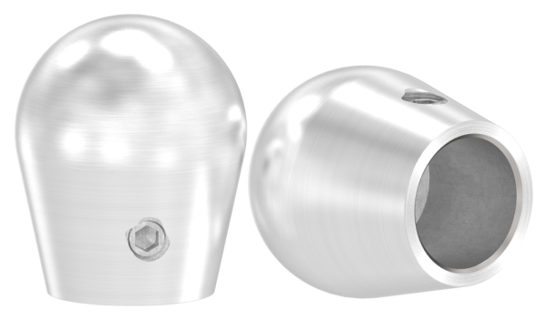 Endkappe für 14mm Rundmaterial, V2A