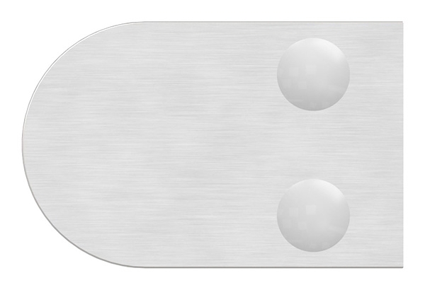 Glasklemme | Maße: 40x28x17,4 mm | Anschluss Ø 26,9 mm | V4A