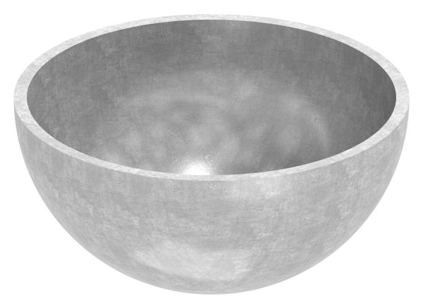 Halbhohlkugel Ø 60,3x2,0 mm V2A ungeschliffen