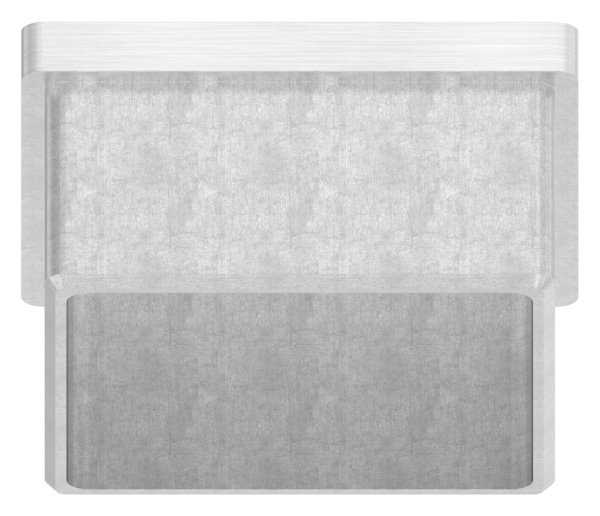 Endkappe fuer Rohr 50x50x2-0 mm zum Kleben V4A-11-2405.1