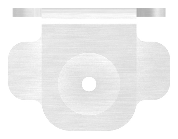 Wandbefestigung für Geländerpfosten für Rohr 42,4 mm