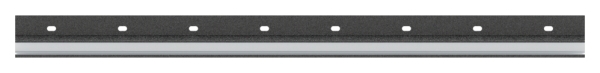 Vordachprofil Aluminium L = 1605 mm pulverbeschichtet DB703 mit ETA-88-11VDE-1600.DB703