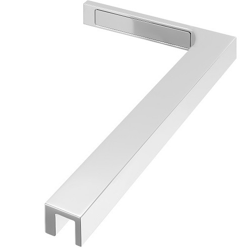 Edelstahl Stabilisierender Winkel fuer Glas 8-12 mm- Glanz-89-11GS304ZP900RPCR-A.4