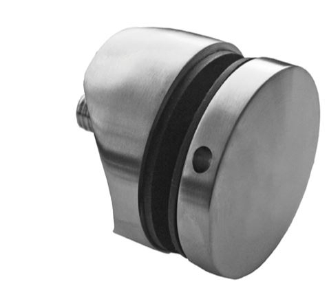 Glaspunkthalter Ø 50 mm- V2A- Anschluss- Rohr Ø 42-4 mm-10-5142-A.4