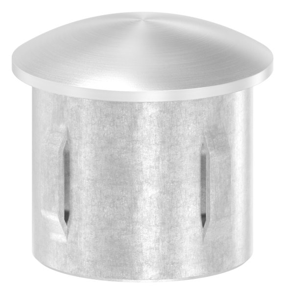 Rohrstopfen fuer Ø 33-7x2-0-2-5 mm leicht gewoelbt zum Einschlagen V2A-11-4105.4