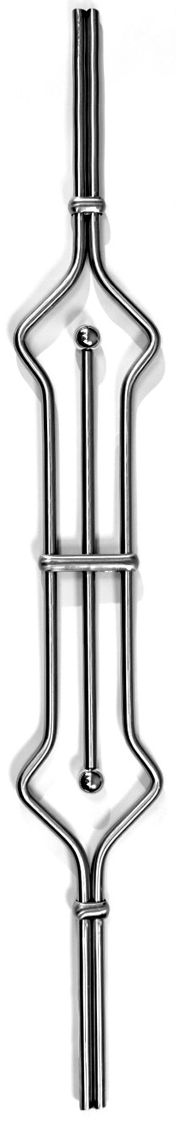 Designstab 12mm; Länge 900mm; für 2x Kugel 25mm