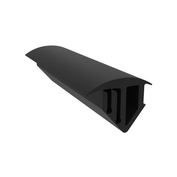 Glasdichtung EPDM fuer Glasstaerke 12-21-52 mm Schwarz Laenge 100 cm-89-11A190004DB100-A.4