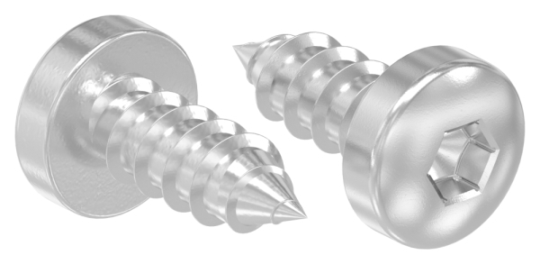 Linsen-Blechschraube V2A 3-5 x 9-5 mm Innensechskant Spitze ISO 14585-88-1158398-240.10