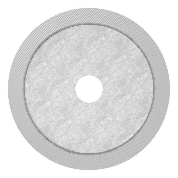 Glas-Punkthalter Ø 62 mm Unterteil | Höhe 30 mm | V2A
